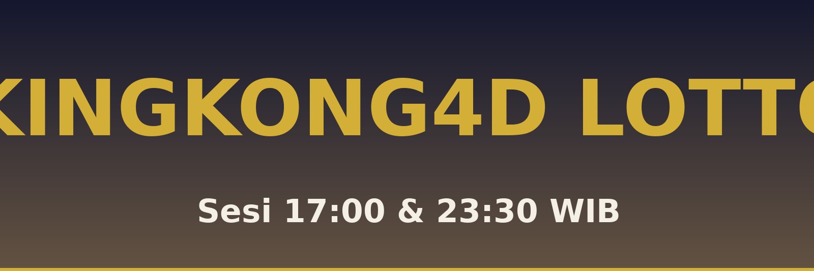Kingkong4D Lotto Ranto Baek